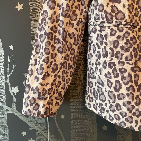 NWOT Leopard Print Rachel Zoe Blazer - Picture 3 of 6